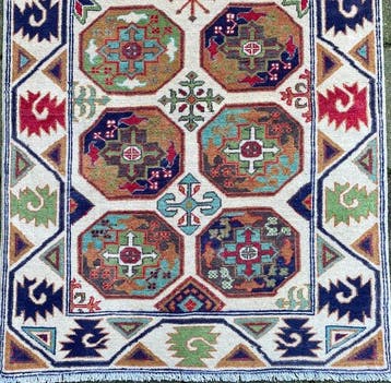 Afghan Art Loper- Ongebruikt - Tapijt - 273 cm - 90 cm, Nieuw