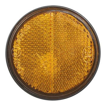 Reflector oranje 58mm zelfklevend met grondplaat – Proplus, Caravans en Kamperen, Ophalen of Verzenden, Nieuw