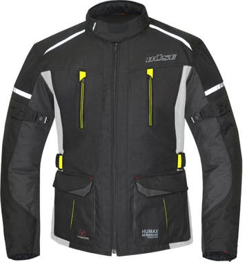 Büse Rider Dames Zwart Grijs Geel Waterdicht Textiel Jas, Nieuw met kaartje, Jas | textiel, Verzenden, Dames