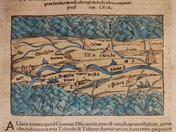 Frankrijk - Elzas; Sebastian Münster (1488–1552) - Alsatiæ, Nieuw
