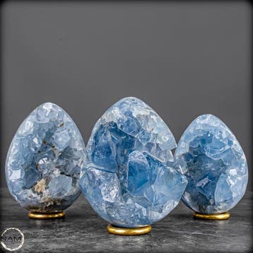 Adembenemend Celestiet-Ei-Drusen-Set – hemelsblauw, Verzamelen