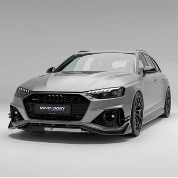 Audi RS4 B9.5 Avant Revozport Carbon voorlip, Verzenden