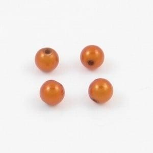 10 x Miracle kraal oranje 8mm gat c.a. 0,8 mm (Kralen), Ophalen of Verzenden, Nieuw, Kraal