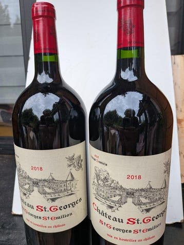 2018 Château Saint-Georges - Saint-Émilion - 2 Magnums, Verzamelen, Nieuw