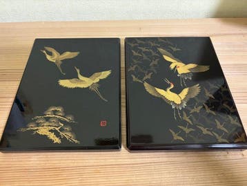japanese Lacquerware - Doos - Gelakte documentenkist