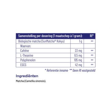 Vitakruid SunMatcha® Kokyu - 90gr, Ophalen of Verzenden, Nieuw, Overige typen