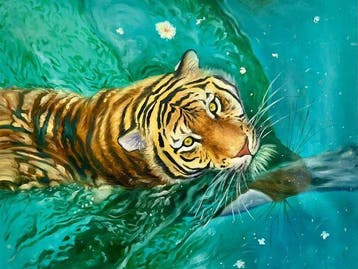 Ernest - Tigre en aguas esmeralda