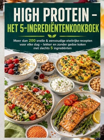 High Protein – Het 5-Ingrediëntenkookboek | Livia Albrecht, Boeken, Ophalen of Verzenden, Nieuw, Livia Albrecht