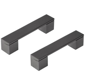 Differnz meubelgreep Tilburg 96 mm gunmetal 2 stuks, Verzenden, Nieuw