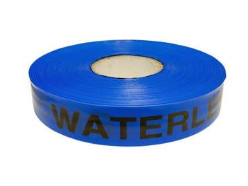 waarschuwingsband water blauw - rol a 250 mtr., Ophalen of Verzenden, Nieuw