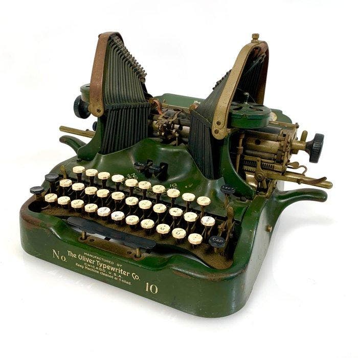 Oliver No. 10 - The Oliver Typewriter Co. - Typemachine -, Antiek en Kunst, Kunst | Designobjecten