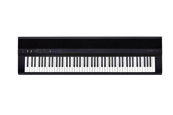 OP VOORRAAD - MEDELI SP-201+ DIGITALE PIANO € 555,-, Muziek en Instrumenten, Piano's, Piano, Zwart, Nieuw, Digitaal, Ophalen