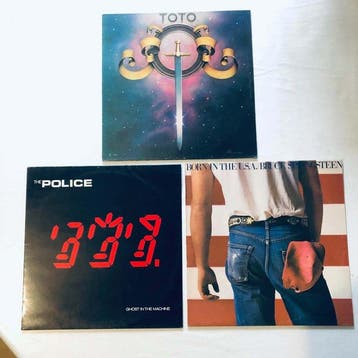 Toto + The Police + Bruce Springsteen - Toto + Ghost In The, Nieuw in verpakking