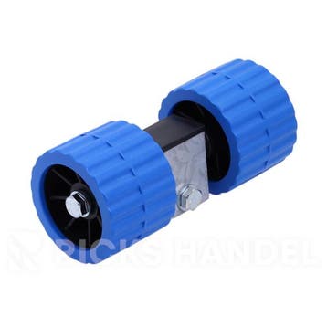 Rollenset 2 kunststof rollen 75x100 mm op kantelblokje 40 mm, Ophalen of Verzenden, Nieuw