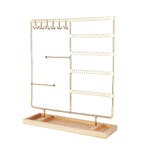 Sieradenhouder - 35 x 30 x 9,5 cm - Goudkleurig -, Verzenden, Nieuw