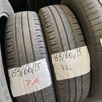 2 x Continental EcoContact 3 155-60-15 Zomerbanden 5,5mm, Gebruikt, Ophalen of Verzenden, Band(en), Personenwagen