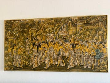 Ketut Ujung - Processione cerimoniale al tempio, Antiek en Kunst