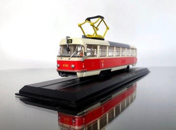 Atlas H0 - Modeltram (1) - Tjechische T3 Tatra, Praag, Nieuw