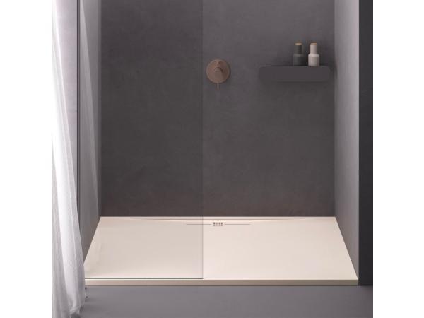 Veiling - Composiet douchebak wit side 80x110, Doe-het-zelf en Verbouw, Sanitair, Nieuw