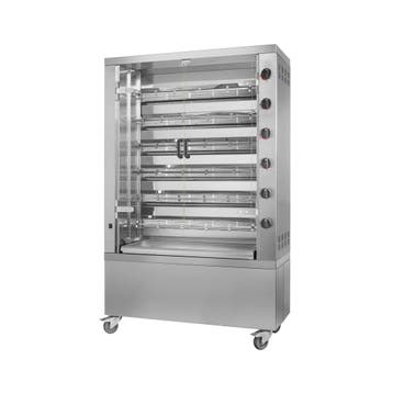 GGM Gastro | Elektrische kippengrill roterend - 28,8kW - 6 |, Verzenden, Nieuw in verpakking, Fornuis, Frituur en Grillen