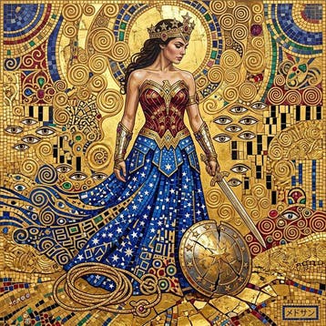 MEDSAN - Golden Wonder Woman () - UNIQUE WORK
