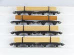Märklin H0 - 4665 - Modeltrein goederenwagon (4) - 4x Set, Nieuw