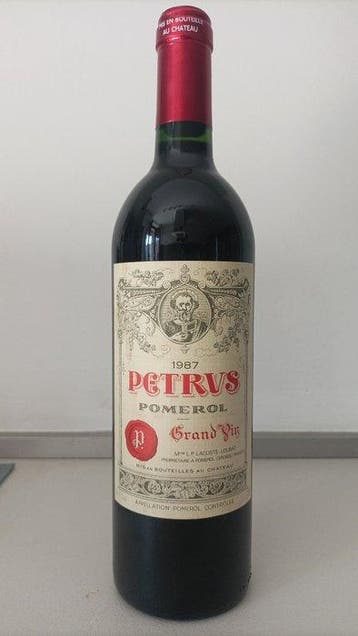 1987 Petrus - Pomerol - 1 Fles (0,75 liter), Nieuw