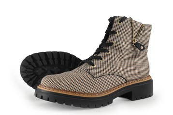 Rieker Veterboots in maat 42 Beige, Verzenden, Beige, Overige typen, Zo goed als nieuw