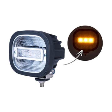Horpol LED Werklamp Vierkant + Flitser | 12-24V, Ophalen of Verzenden, Nieuw