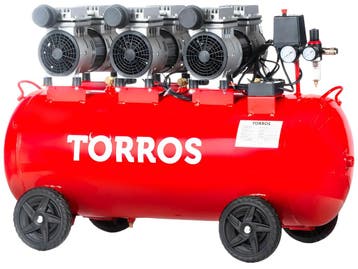 Compressor geluidsarm olievrij ketel 100 L 2,2 kW / 3 Pk 420, Ophalen of Verzenden, Nieuw