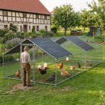 Kippenren Wels buitenren 3x8x2 m donkergroen pro.tec, Dieren en Toebehoren, Verzenden, Nieuw