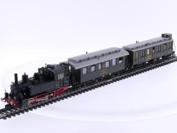 Schaal H0 Fleischmann 81 4098 & 81 5062 tenderlocomotief..., Fleischmann, Ophalen of Verzenden, Zo goed als nieuw, Gelijkstroom
