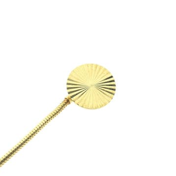 Gouden vestzak horlogeketting (voor aan een zakhorloge);..., Ophalen of Verzenden, Gebruikt, Overige kleuren, Goud
