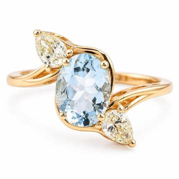 Zonder minimumprijs - Ring - 14 karaat Geel goud - 1.58ct., Sieraden, Tassen en Uiterlijk, Nieuw