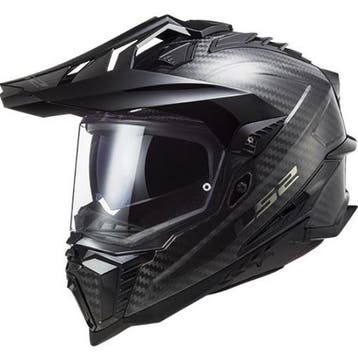 LS2 MX701 C Explorer Glans Carbon Adventure Helm, Motoren, 3XL of groter, Nieuw met kaartje, Overige merken, Heren