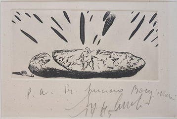 Enzo Cucchi (1949) - Senza titolo