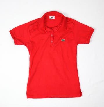 Lacoste heren polo rood maat 2 (XS), Verzenden, Gedragen