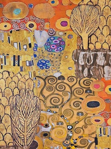 Stof Gustave Klimt Art Nouveau – Artmaison artistiek ontwerp
