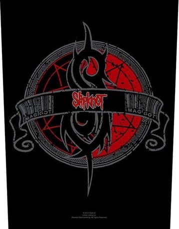 Slipknot - Crest - Rugpatch officiële merchandise, Ophalen of Verzenden, Nieuw, Kleding