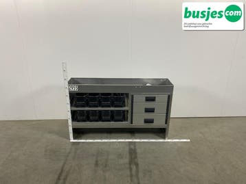 Aluca bedrijfswageninrichting 1255x420x750mm (2955), Auto diversen, Overige Auto diversen, Ophalen of Verzenden