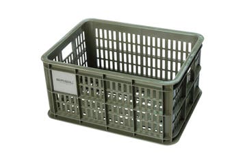 BASIL fietskrat S moss green 17.5L recycled (Kinderen), Ophalen of Verzenden, Nieuw, Overige merken