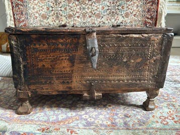 Opbergkoffer - Hout - Berberse kist (19e eeuw)