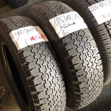 2 x Pirelli 185-80-16 Zomerbanden 6mm, Gebruikt, 16 inch, Band(en), Personenwagen