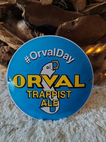 ORVAL trappistenbier - Emaille bord - Emaille