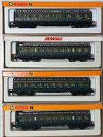 Arnold N - 3391, 3394, 2931 - Modeltrein personenwagen (4) -, Nieuw