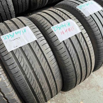 2 x Pirelli 235-40-18 Zomerbanden 6mm, 18 inch, Gebruikt, Ophalen of Verzenden, 235 mm