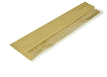 Afbreekbare baguettezakken | kraftpapier | 1000 stuks | 3..., Verzenden, Nieuw in verpakking