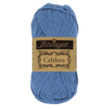 Scheepjes Cahlista 50g - 261 Capri Blue, Ophalen of Verzenden, Nieuw, Breien of Haken, Wol of Garen