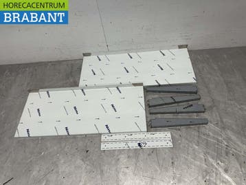 RVS Dubbel wandschap schap 100 x 40 cm Horeca, Ophalen of Verzenden, Nieuw zonder verpakking