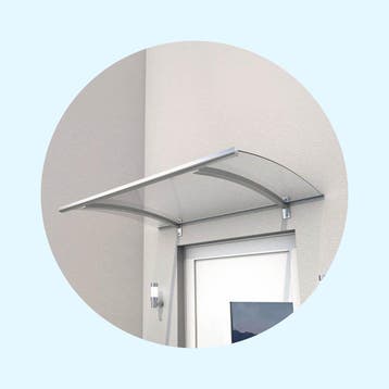 Gutta luifel PT/LD 150x90x22 cm edelstaal-optiek, Verzenden, Nieuw, Overige typen